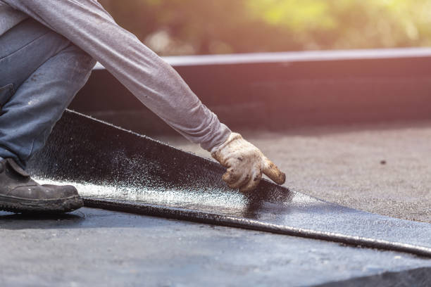 Professional Basement Waterproofing technician working in Netcong, NJ